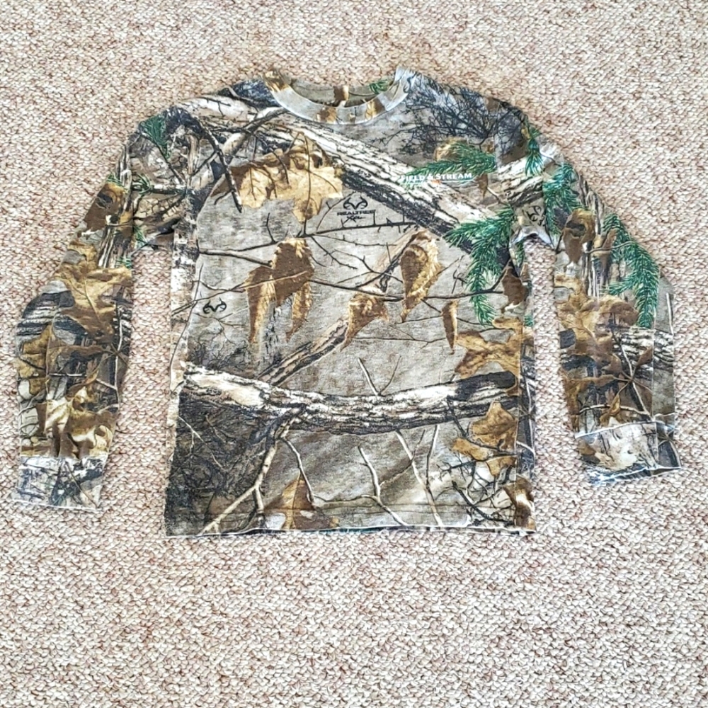 Field & Stream Realtree camo shirt top